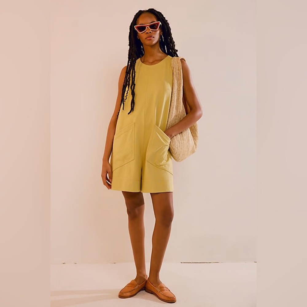 Free people Elliot romper nwot